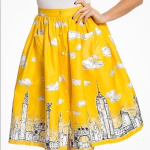 Retro style Skyline skirt